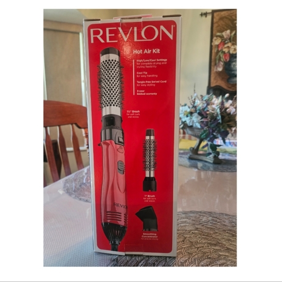 Revlon Hair Revlon 20w Perfect Style Hot Air Kit Style Curl And
